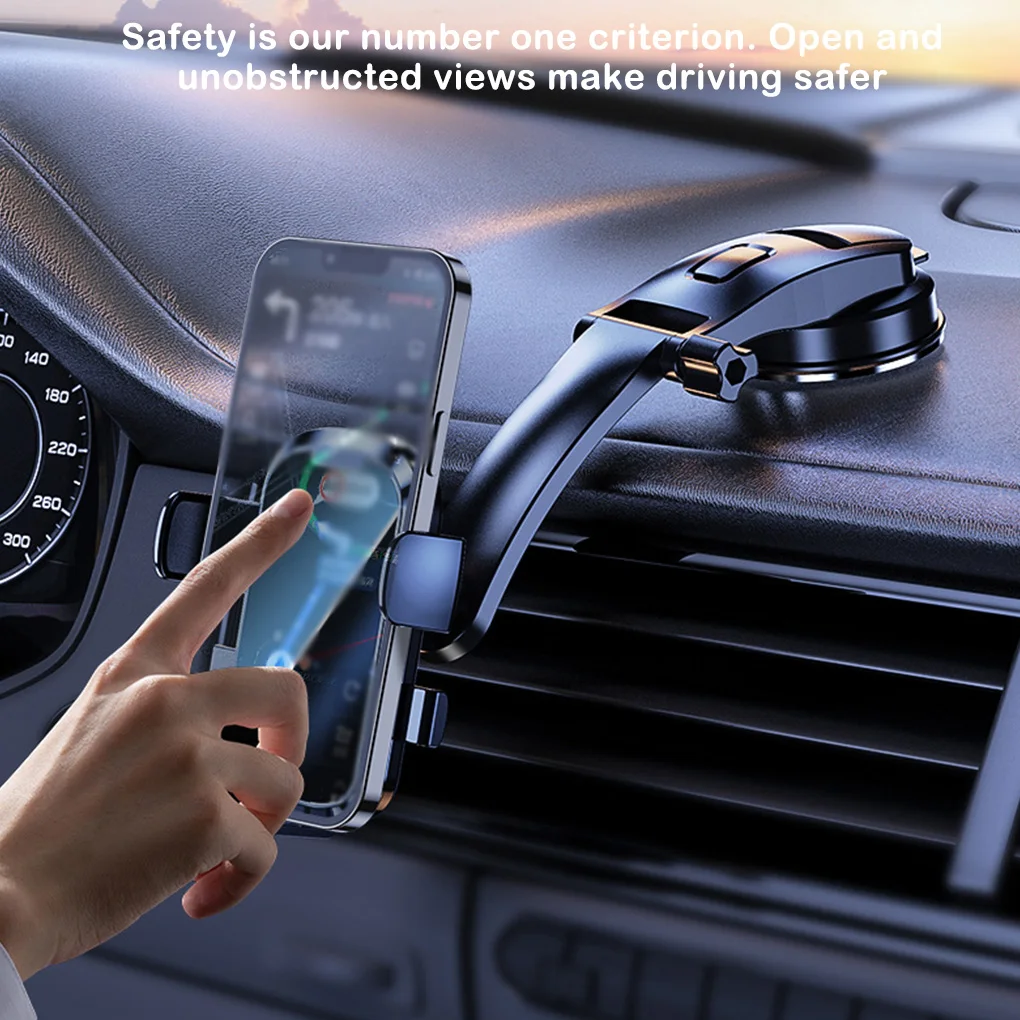 

Car Phone Holder Windshield Mount Stand Bracket Hands-Free Air Vent