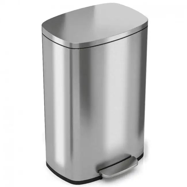

50 Liter SoftStep Stainless Steel Kitchen Trash Can