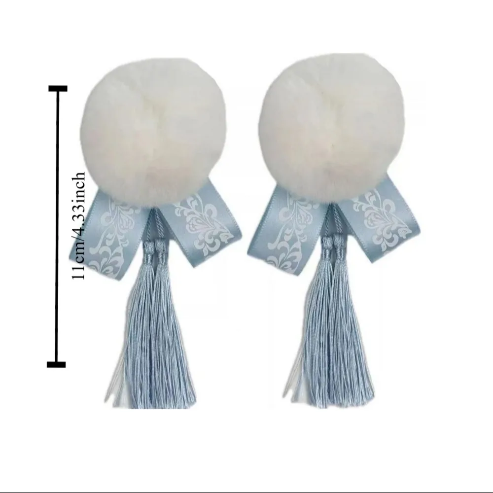 Тканевая заколка для волос Chun-Li в виде утконоса с кисточкой китайском стиле