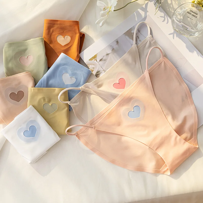 

Seamless Panties Women Sexy Low-rise Underwear Soft Comfortable Fitting Briefs Pure Cotton Crotch Underwear Calcinha Feminina