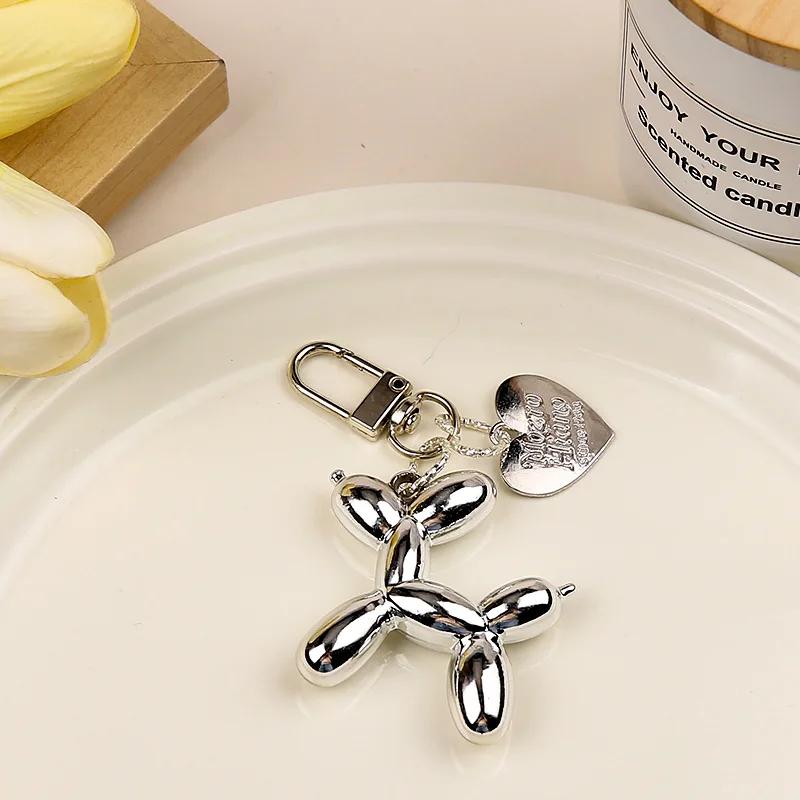Фото Модный DIY яркий цвет воздушный шар брелок с собакой для женщин и девочек в форме животного цепочка для телефона пряжка для ключей аксессуары сумка кулон подарок №5
