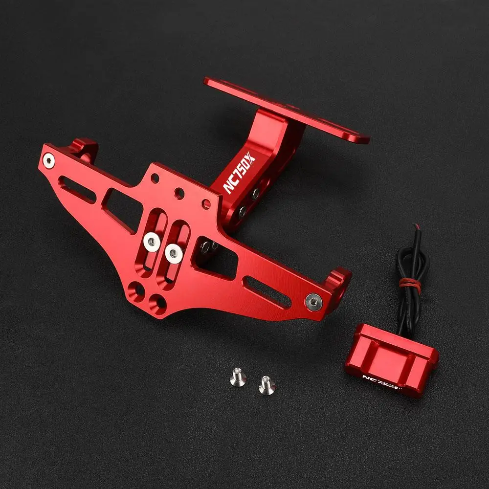 

NC750X For HONDA NC 750X NC750 X 2014-2019 2020-2023 2022 Motorcycle CNC Rear License Plate Number Holder and Turn Signal Lights