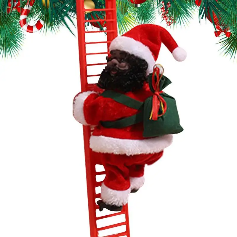 

Забавная музыкальная подъемная лестница для новогодней елки Санта-Клаус