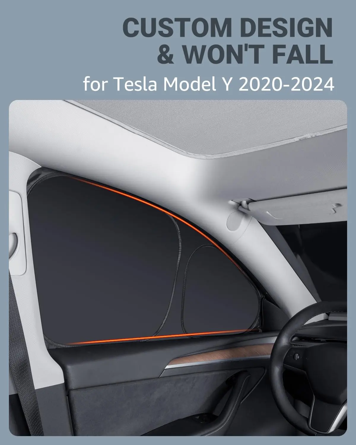 Солнцезащитный козырек для боковых окон Tesla Model Y 2019-2024 солнцезащитные козырьки