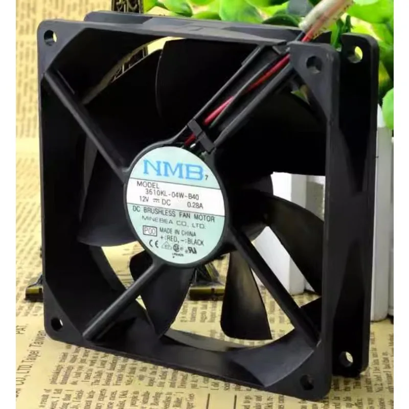 Новый вентилятор охлаждения для NMB 3610KL-04W-B40 12 В 0,28a 9 см вентилятор охлаждения с двумя шариками 9225 92*92*25 мм