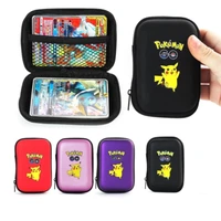 pokemon metal gold card boxs golden letters spanish playing cards metalicas charizard vmax gx collection games card storage boxs