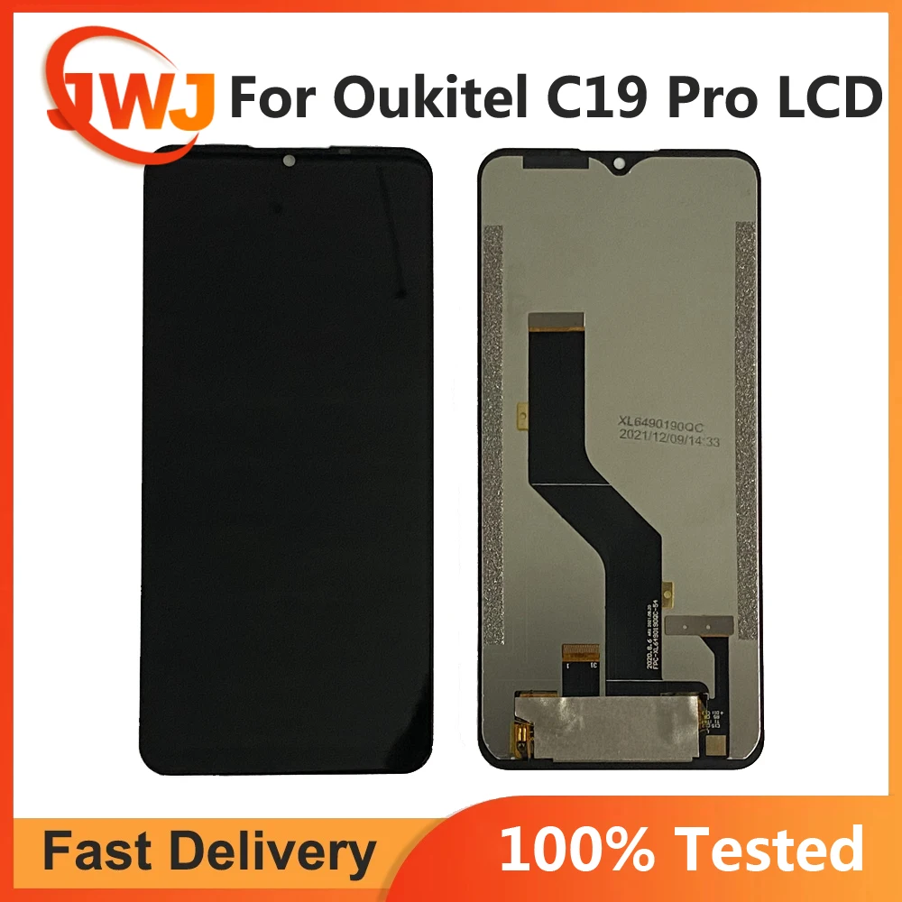 6 49 "полный экран для Oukitel C19 ЖК-дисплей сенсорный дигитайзер полное