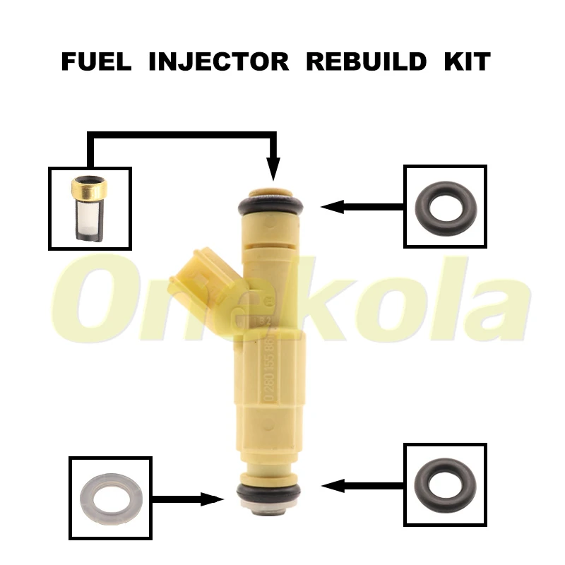 

Fuel Injector Repair Kits for MAZDA MPV 2000-2001 -2.5L V6 0280155861