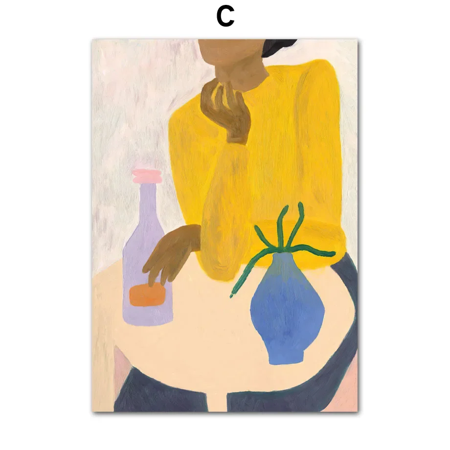 

Печать на холсте "Ретро ваза сумка лимон песочные часы лицо девушки"