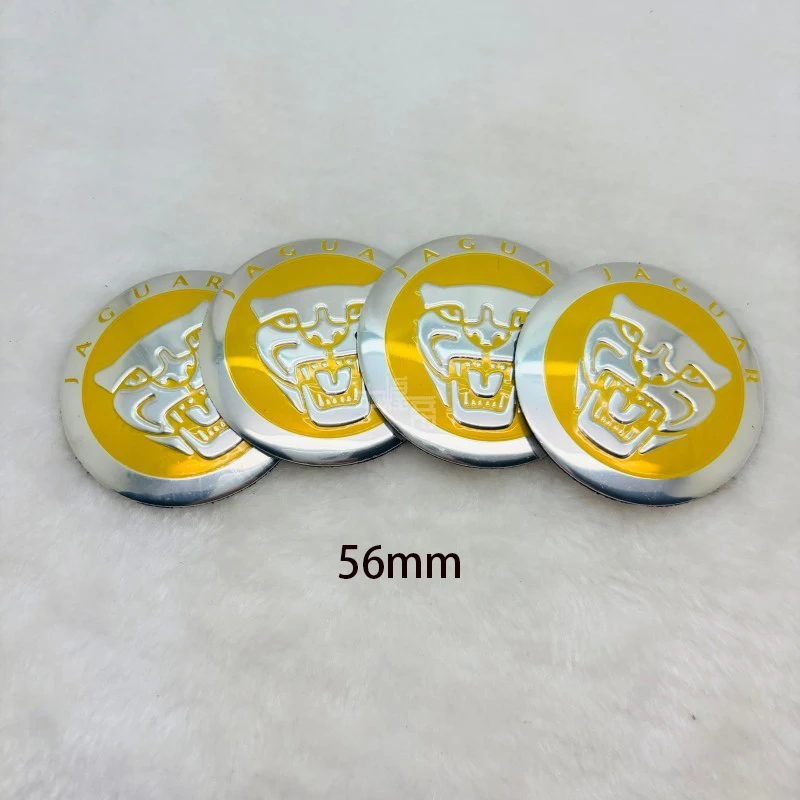 

4 шт., крышка центральной ступицы колеса автомобиля, эмблема, наклейка, аксессуар для Jaguar X S F XF XE XJ XK XEL XFL XJL XJ6 XJS XKR XFR F-Type F-Pace E-