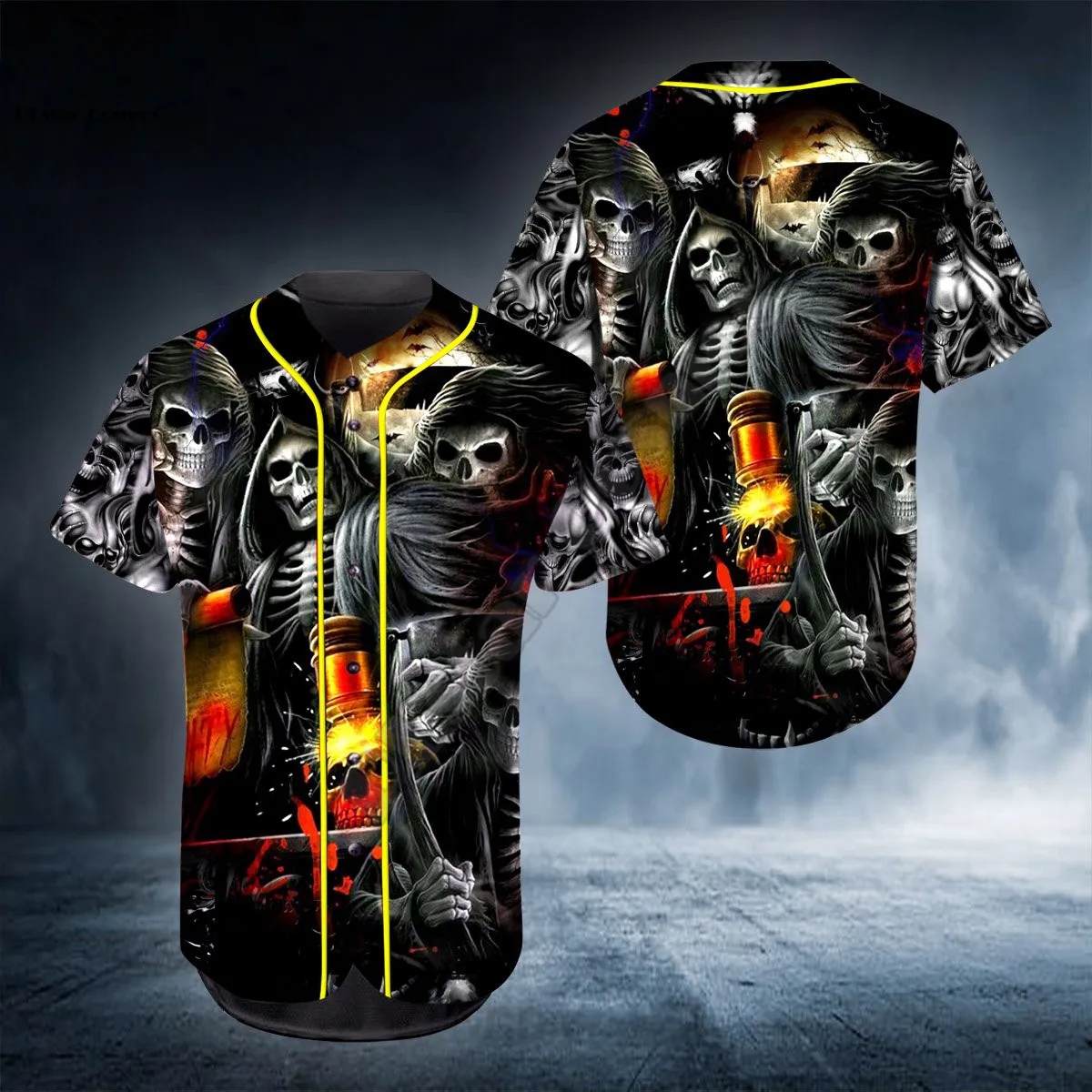Viking Inside Me Baseball Jersey Shirt Baseball Shirt 3D All Over Printed Shirts hip hop Tops Love Skull Gift