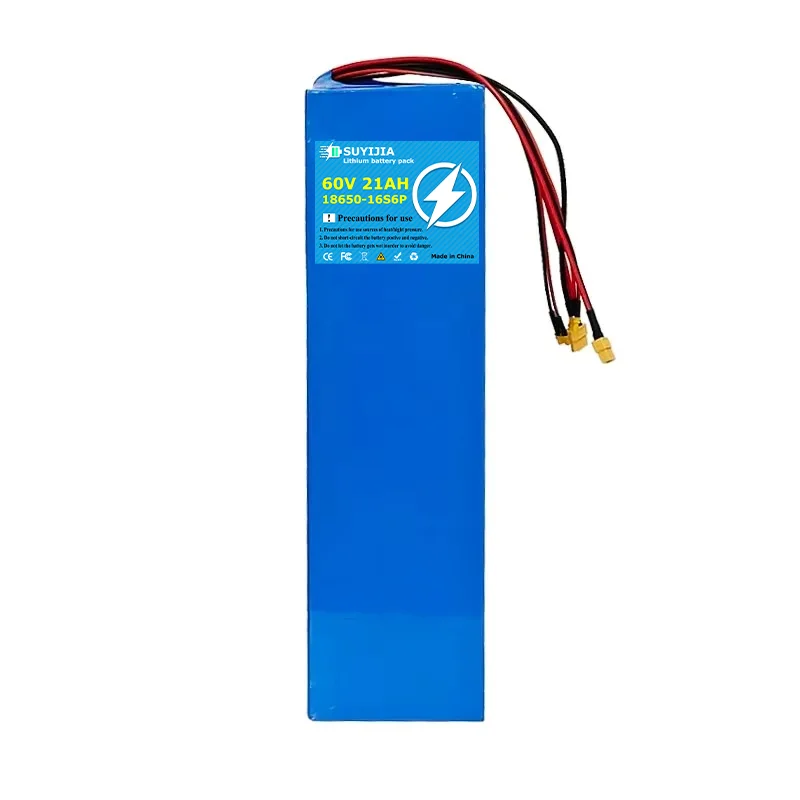 Фото Аккумуляторная батарея 16S6P 60V 21AH 18650 с BMS 40A для электросамокатов Warrior X Plus X Pro+ 60V, замена батареи для электросамоката. №4