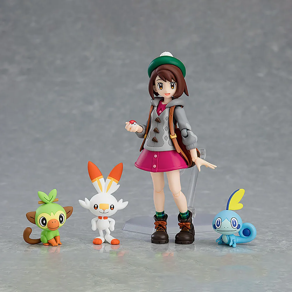 

Newest Good Smile Figma Original Pokemon Figures Sp-134 Sword and Shield Gloria Anime Figure Action Figure Series Molde Toys