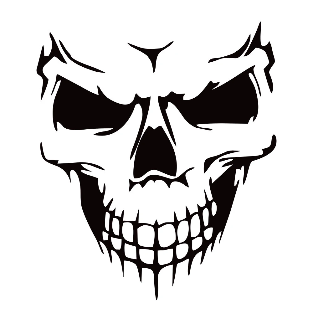 

Светоотражающие/лазерные радужные автомобильные наклейки с черепом, боковая дверь, мотоцикл, мотоцикл, скутер, тело, окно, декоративные наклейки