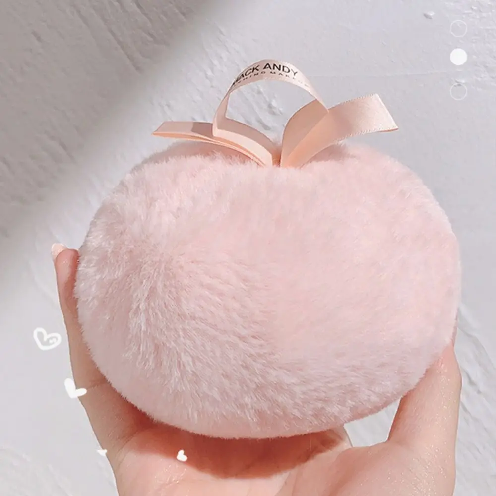 

Peach Highlighter Ball Puff Soft Makeup Puff ins Wind Loose Powder Body Foundation Setting Ball Kawaii Makeup Tool