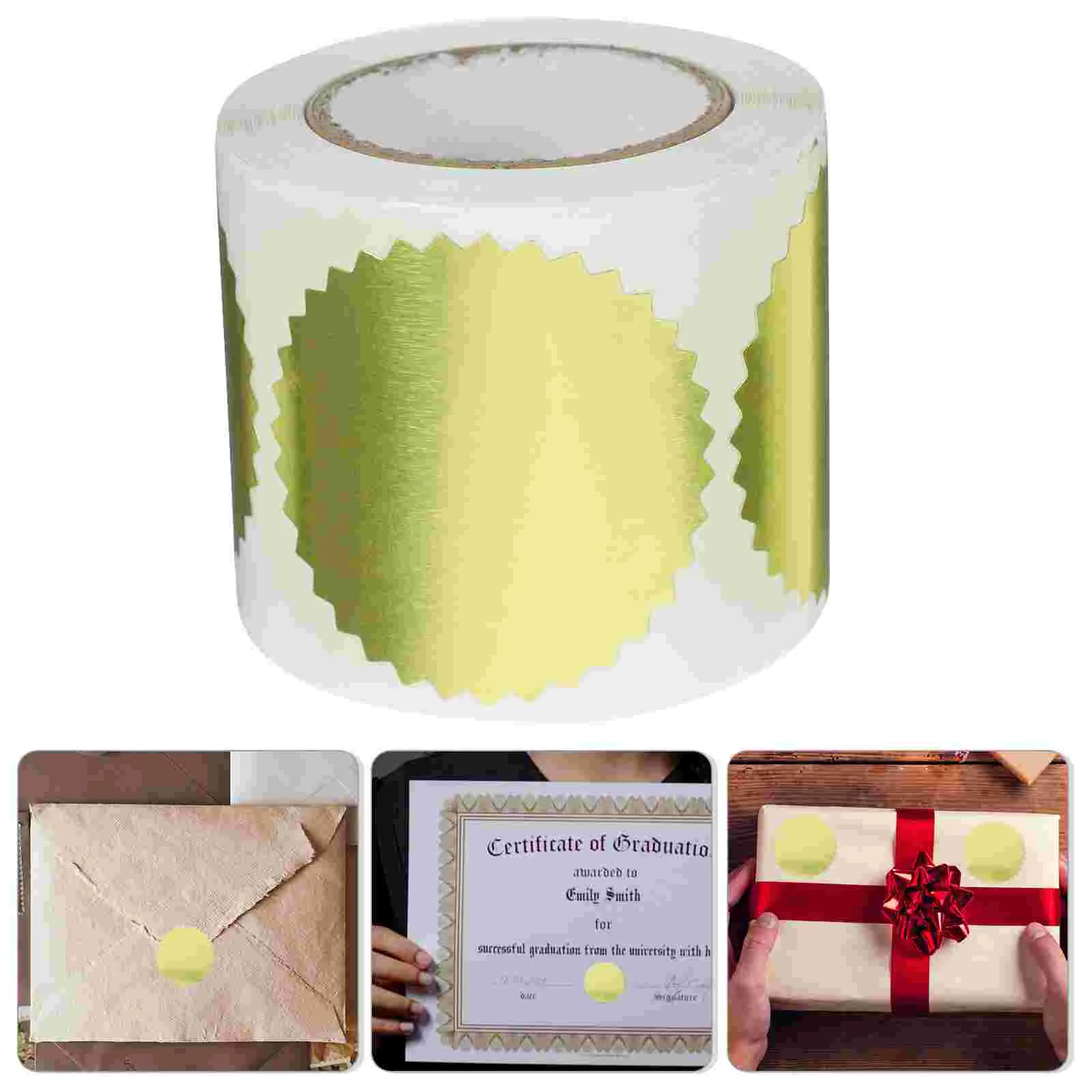 Наклейка-штамп на конверте медали наклейки для выпускного сертификата диск