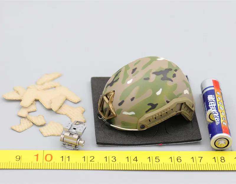 

1/6 Scale ES 26046S 75th Ranger's Helmet Model with Glasses Stand for 12''Action Figures DIY Accessories