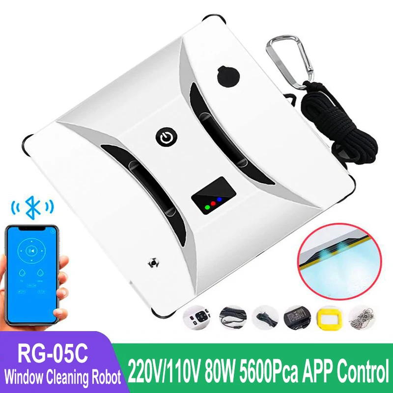 

Smart APP Window Cleaning Machine Window Cleaning Robot Borderless Recognition Automatic Water Spray Glass Cleaning Machine