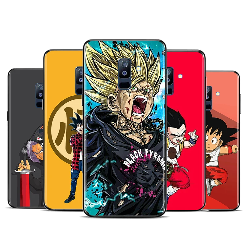 

Anime Dragon Ball Cool For Samsung Galaxy A9 A8 Star A750 A7 A6 A5 A3 Plus 2018 2017 2016 Bright Black Phone Case