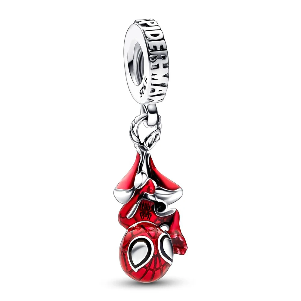 PANDORA-Breloque Spider-Man pour femme, bracelet, collier, pendentif exécutif bricolage