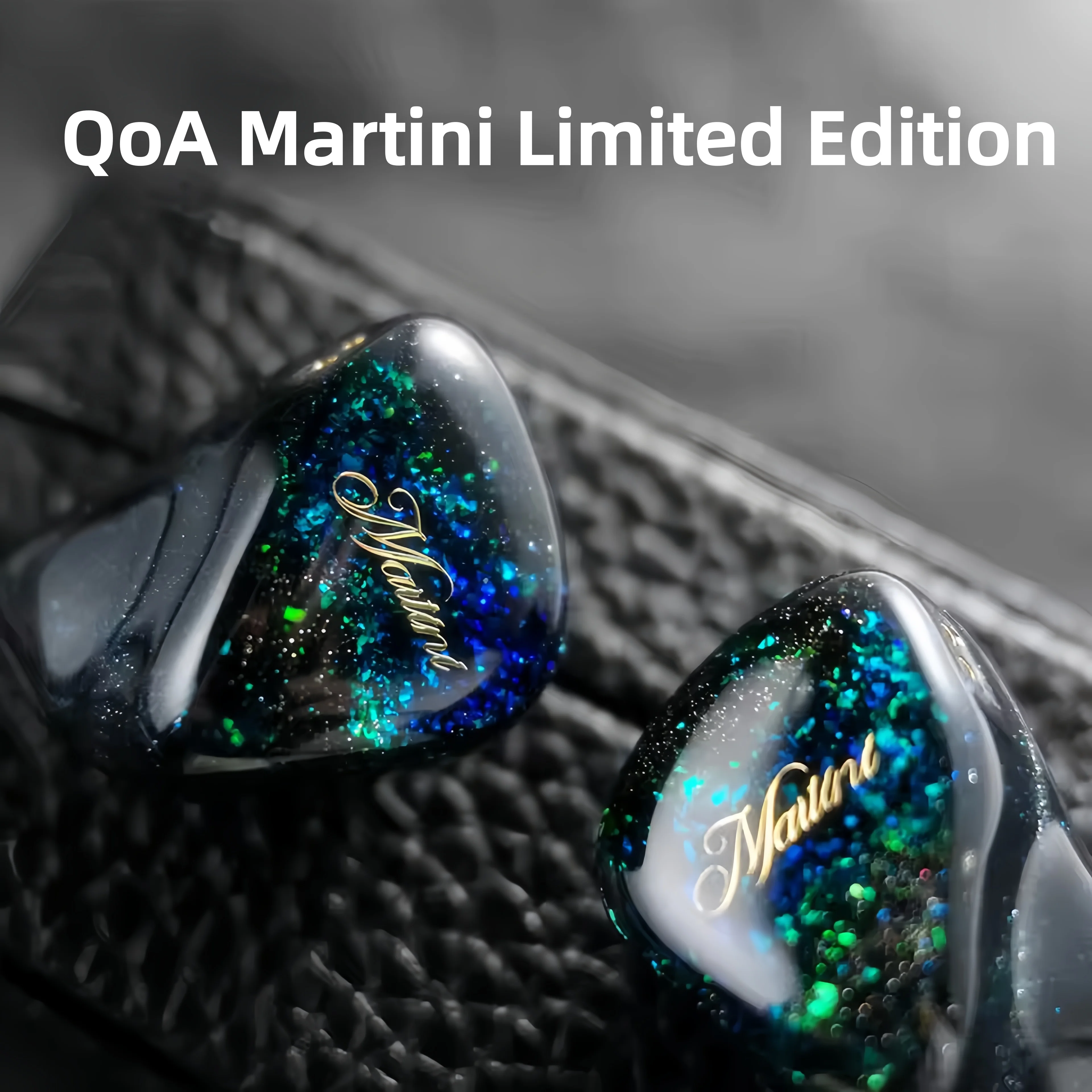 Фото Новые наушники QoA Martini Limited Edition 1DD+4BA+1BC, внутриканальные, с динамическим драйвером, разъем 4.4 мм, для Hi-Fi музыки, с кабелем. №1