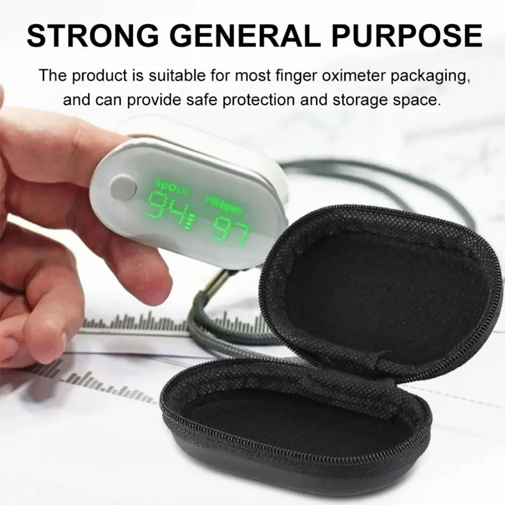 1 шт. сумка для хранения оксиметра пальца пульсоксиметра разумный дизайн сильный