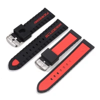 high quality silicone watch strap for ferrari 0830138 0830163 series sports rubber watchband men 24mm