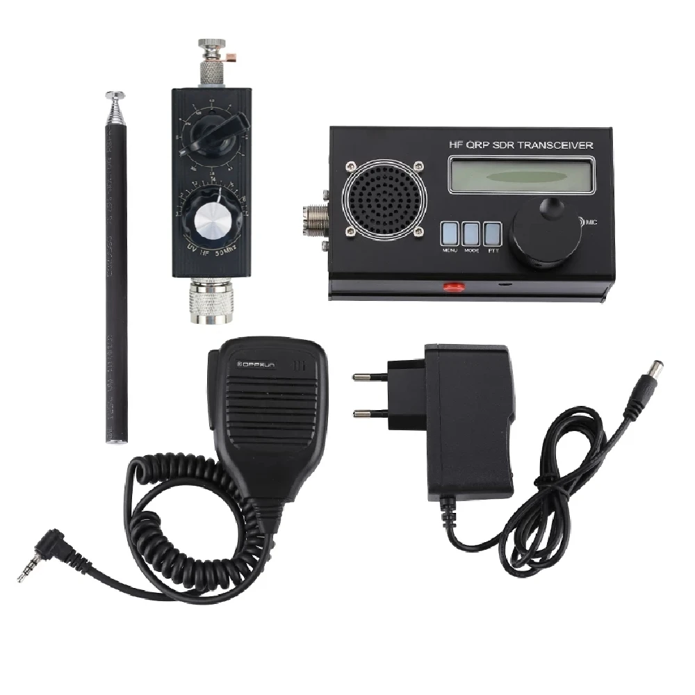 

New USDX 8 Band SDR All Mode USB, LSB, CW, AM, FM HF SSB QRP Transceiver QCX-SSB + Mini-ANT 20W QRP Shortwave Antenna