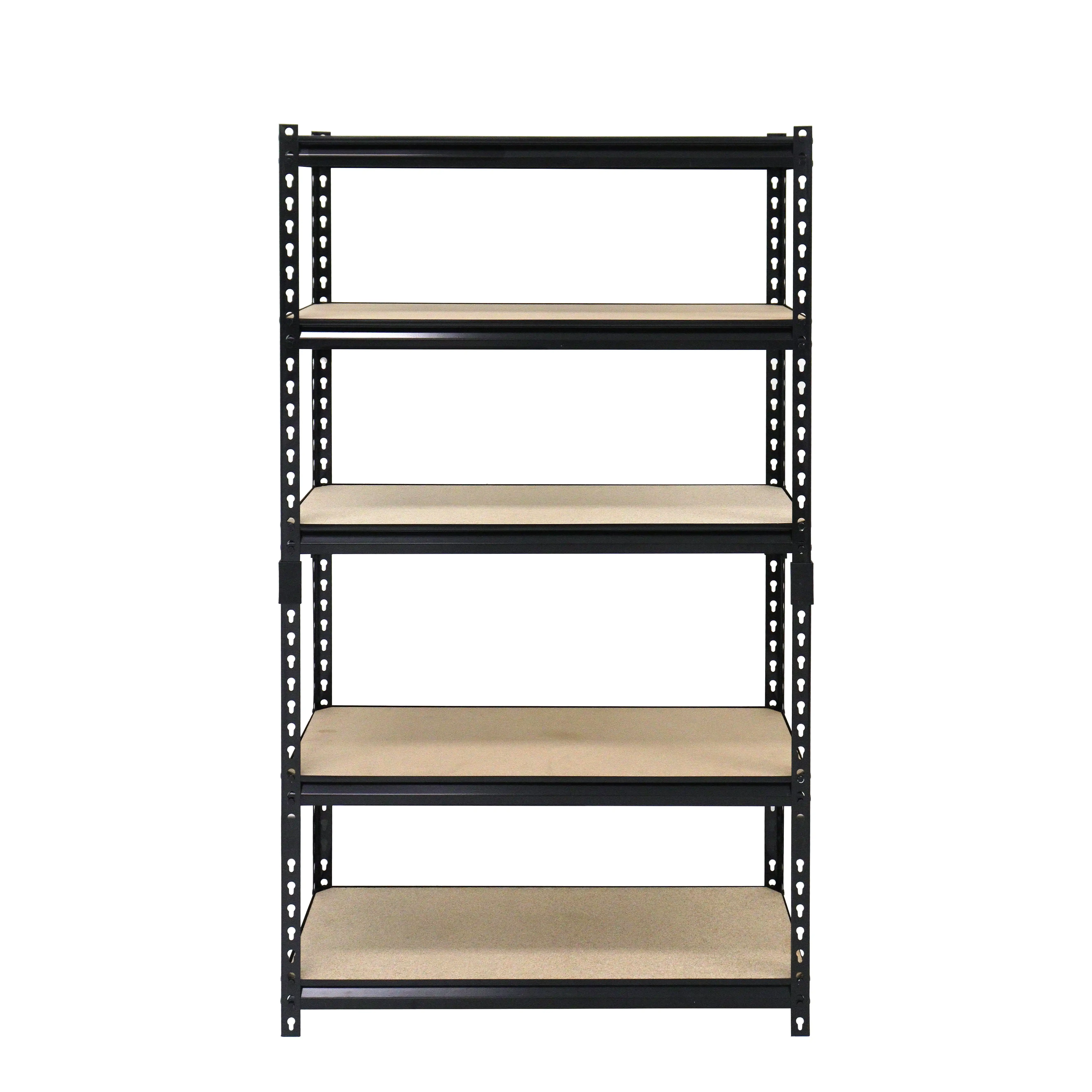 

Juggernaut Storage 30"W x 12"D x 60"H 5-Shelf Steel Freestanding Shelves, Black