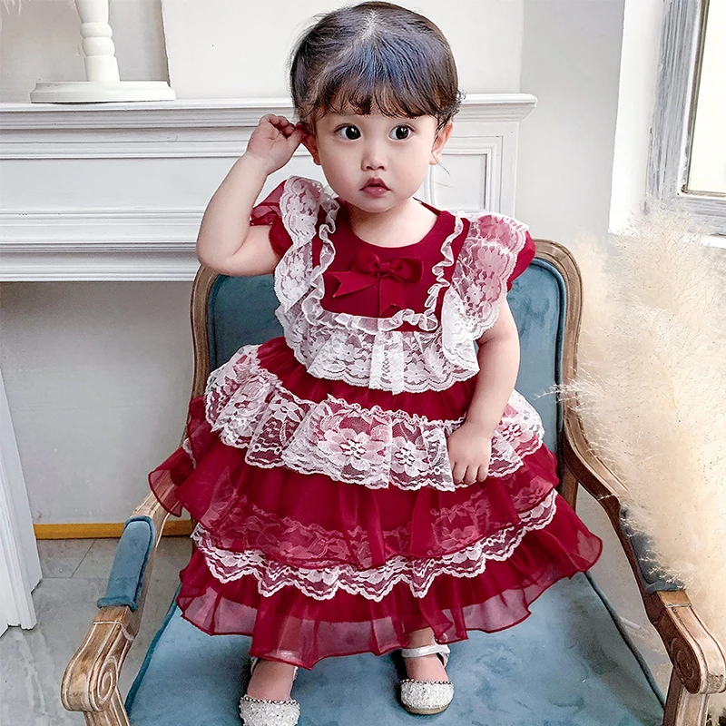 

1 2 3 4 5 Year Little Princess Baby Dresses For Girls Cute Lolita Dress Children Carnival Party Dress Birthday Gift Kids Clothes