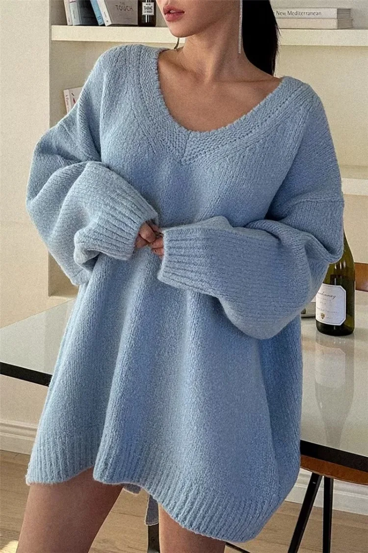 Свитер Korobov в южнокорейском стиле осенне-зимние нишевые дизайнерские пуловеры с