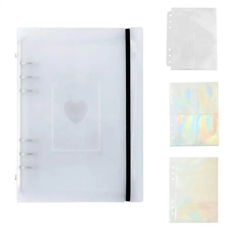 

Kpop Photocard Holder Frosted Photocard Loose-Leaf Album Students Girls Photo Card Organizer For Business Cards Kpop Photocards