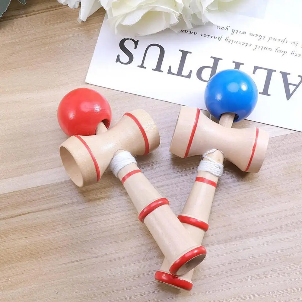

Safety Toy Bamboo Kendama Best Wooden Toys Kids Stress Ball Education Toys For Children Outdoor Fun Sport Toy O0a1