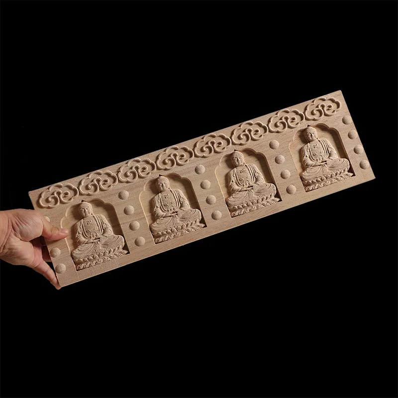 Резьбовые линии деревянная аппликация искусственная кожа неокрашенный орнамент