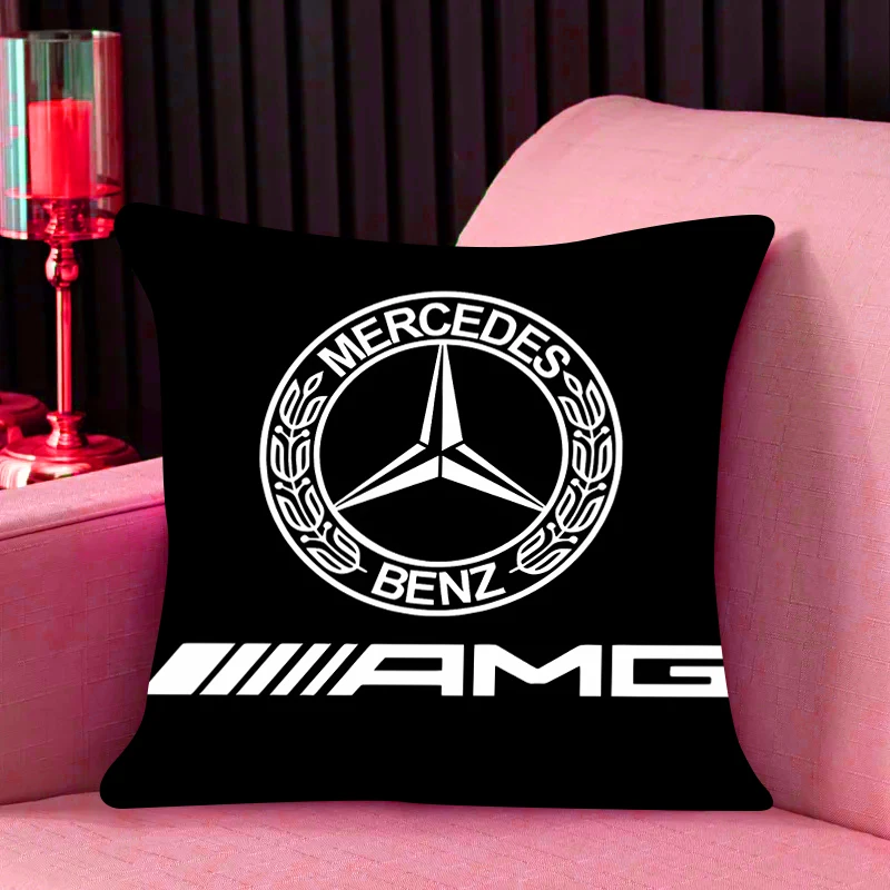 Декоративный чехол для подушки домашнего офиса и автомобиля 50x50 квадратный Navolochka