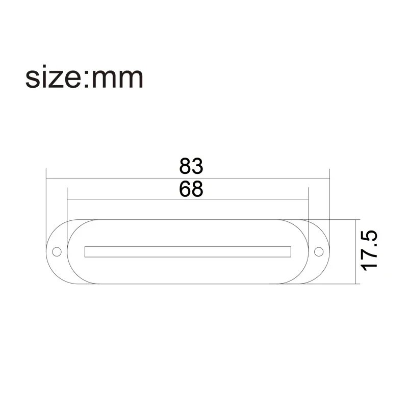 Звукосниматель ST Style Single Coil Blade с фиберглассовой основой 7.5K, одноканальный, для гитары ST, разноцветный (art.: 3920da7803743) - 3920da7803743