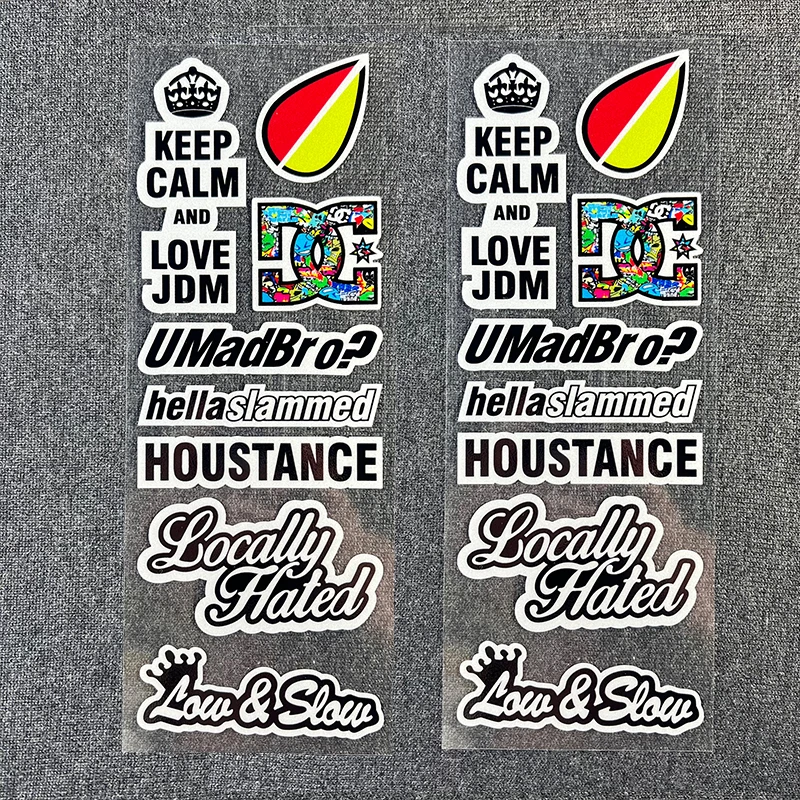 

Motorcycle Accessories Car Body Sticker Motobike Helmet Reflective Decals #CF035 for Scooter Moped Toys Suitcases Stickers