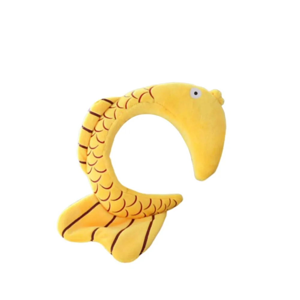 Креативные Резинки Для Волос От Ipetboom Плюшевые Повязки С Рисунком Рыбы