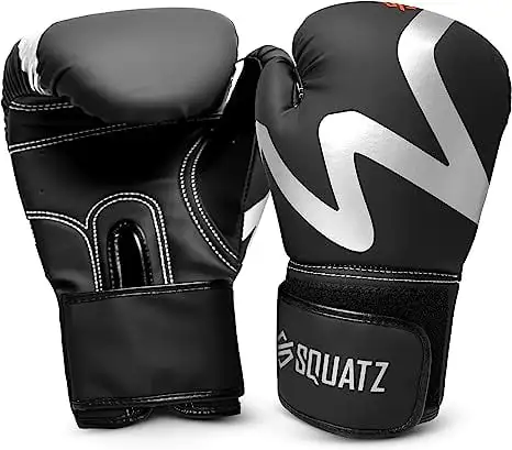 

Boxing Gloves Tough Vegan Leather Athletic Punching Mitts W/ Full Wrist Strap, Wushu uniform for men Wushu uniform