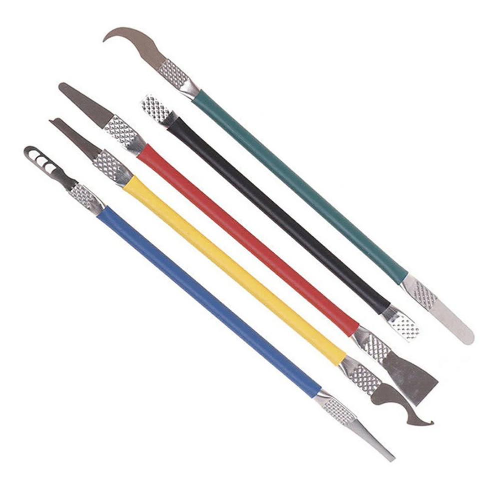 

Durable Removal Crowbar Phone Repair Tools Opening Tool 5pcs/set Disassembly Blades Pry For Repairing CPU IC Chip