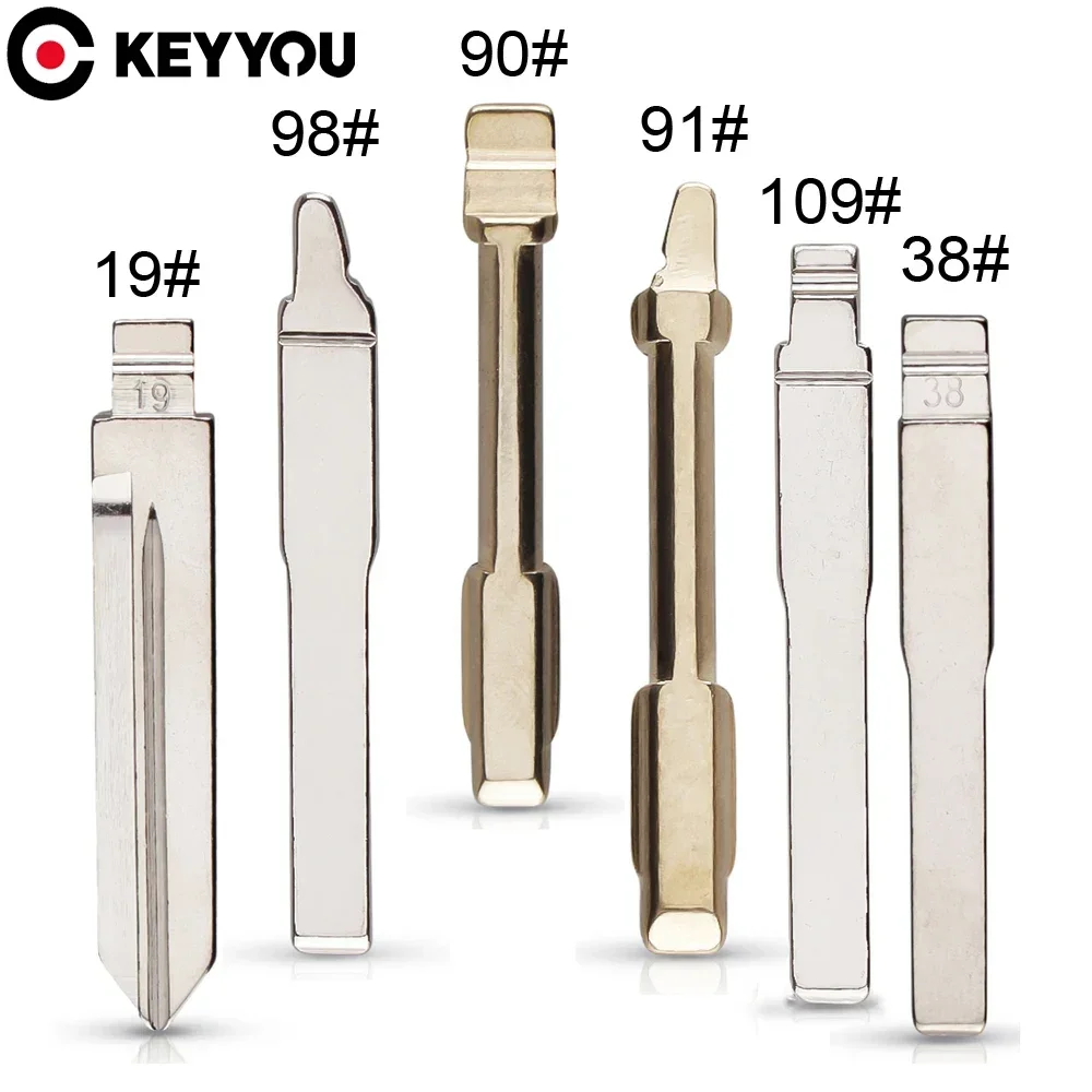 KEYYOU дистанционный автомобильный ключ-брелок набор из 10 предметов для Ford Fusion Focus