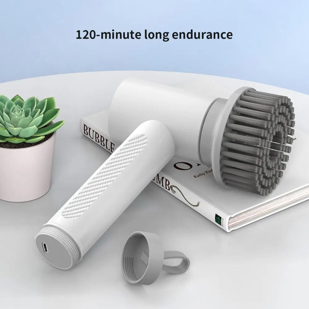 

Щетка для чистки IPX6, водонепроницаемая электрическая щетка, 2-скоростная электрическая щетка для посуды, кухонная щетка для мытья посуды, то...