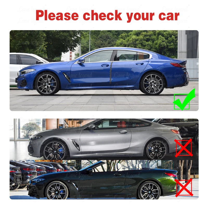 Фото Для BMW 8 серии G16 F93 M8 840i M850i 2018-2024 блеск Blk задний спойлер багажника Tai Wing Lip №3