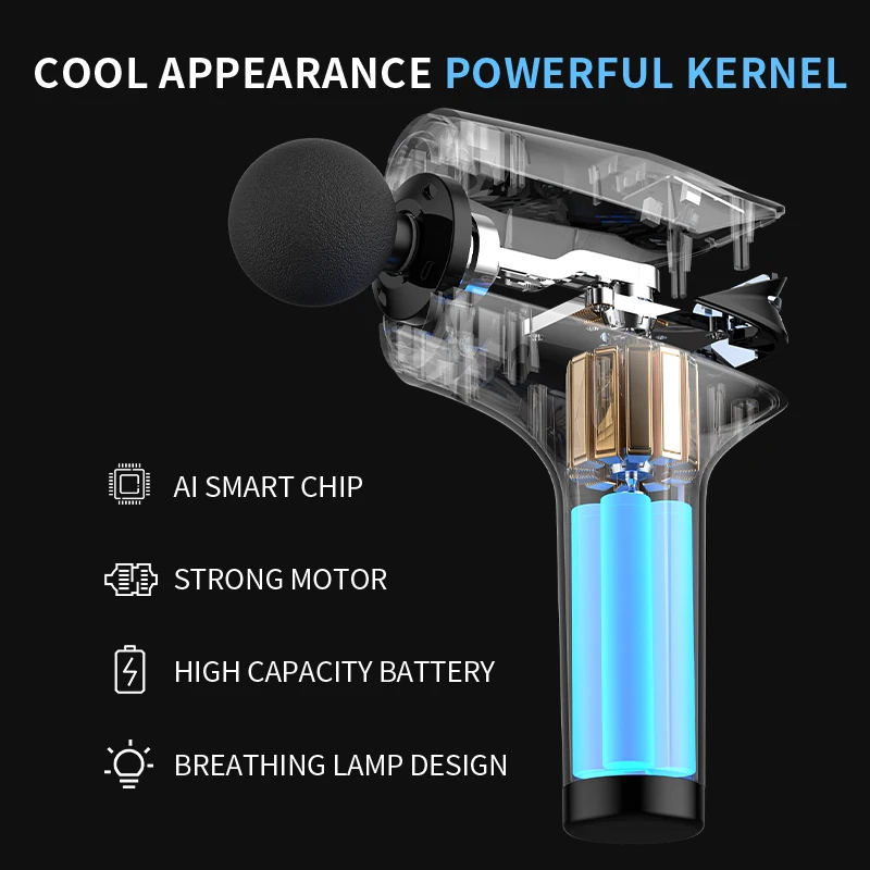 JianYouCare ледяной холодный компрессионный массажный пистолет Электрический