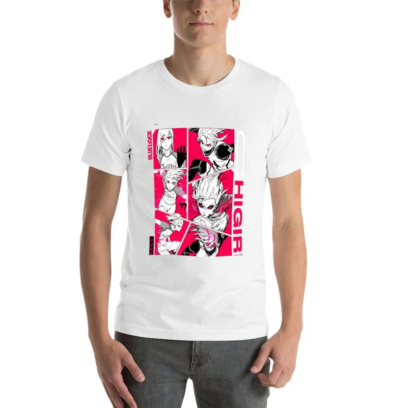 Фото Футболка Hyoma Chigiri Art T-Shirt Work Basic с короткими рукавами №3