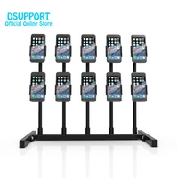 multi mobile phone desktop stand cellphone and tablets overhead stand