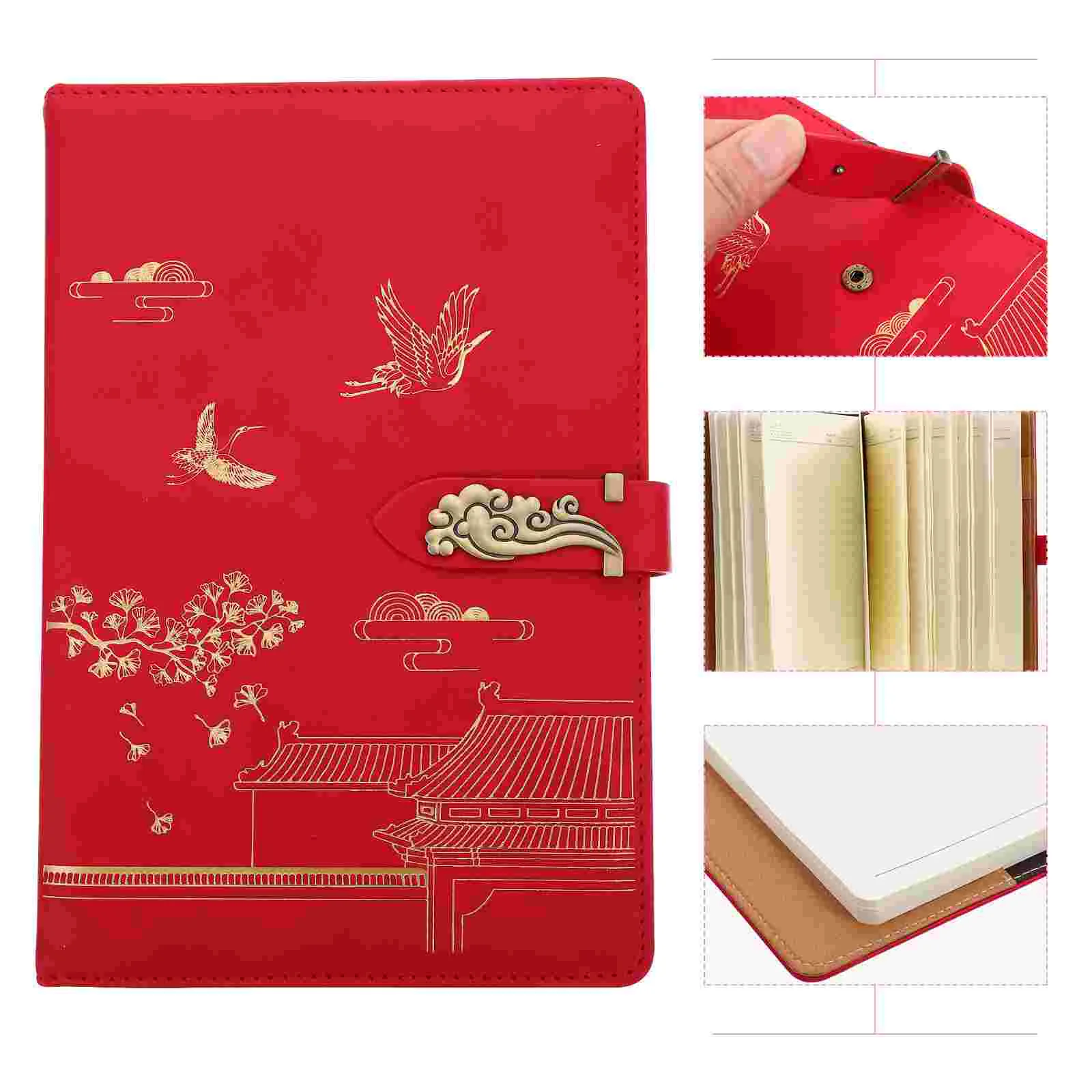 

Блокнот в китайском стиле деловой уплотненный блокнот А5 офисный журнал для письма