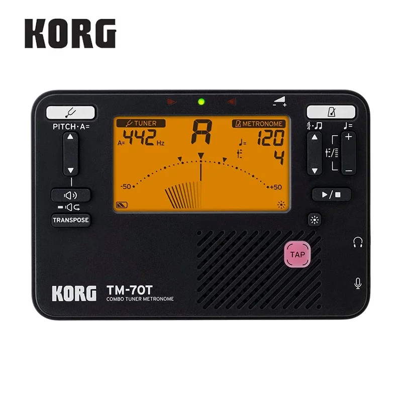 KORG TM70T тюнер+метроном+рекордер комбинированный тюнер/метроном TM60C используемый