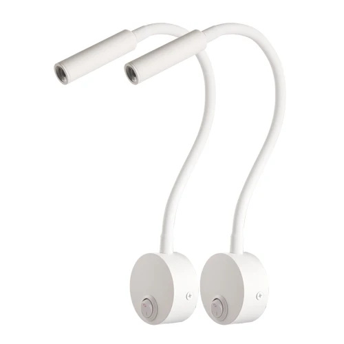 

2 шт. LEDSONLINE настенные светильники для чтения 3Вт черный/серебристый/белый