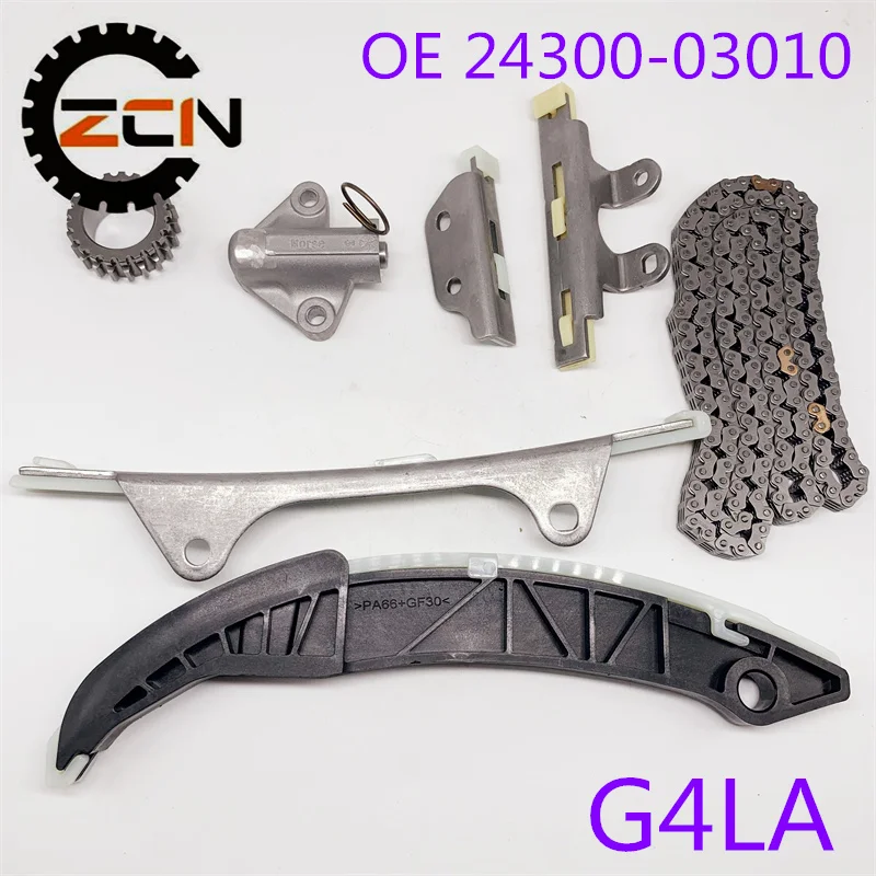 

7PCS 24300-03010 For Hyundai KIA Timing Chain Kit G4LA 1.2